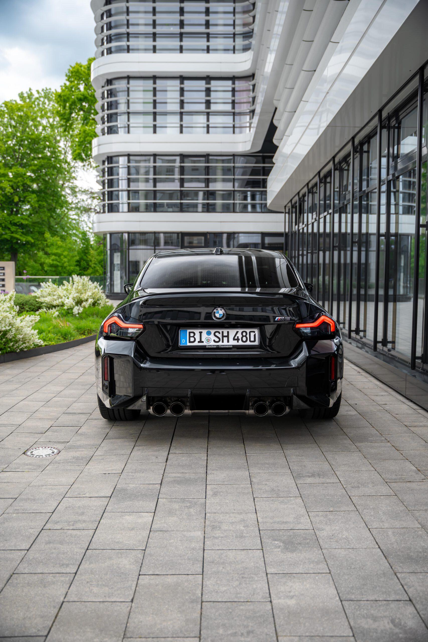 Heckansicht BMW M2